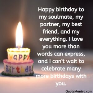 Birthday wishes for Girlfriend - QuoteMantra