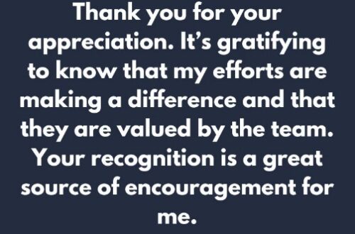 Professional Thank You Message for Appreciation