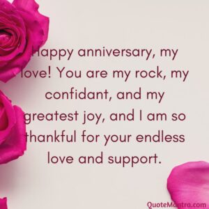 Happy Anniversary My Love