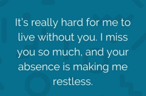 Missing You Messages for Him