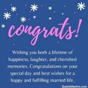 Wedding Congratulations Messages